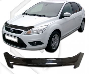 Дефлектор капота CA-Plastiс Ford Focus 2 хэтчбэк 5 дв. рестайлинг (2007-2011)