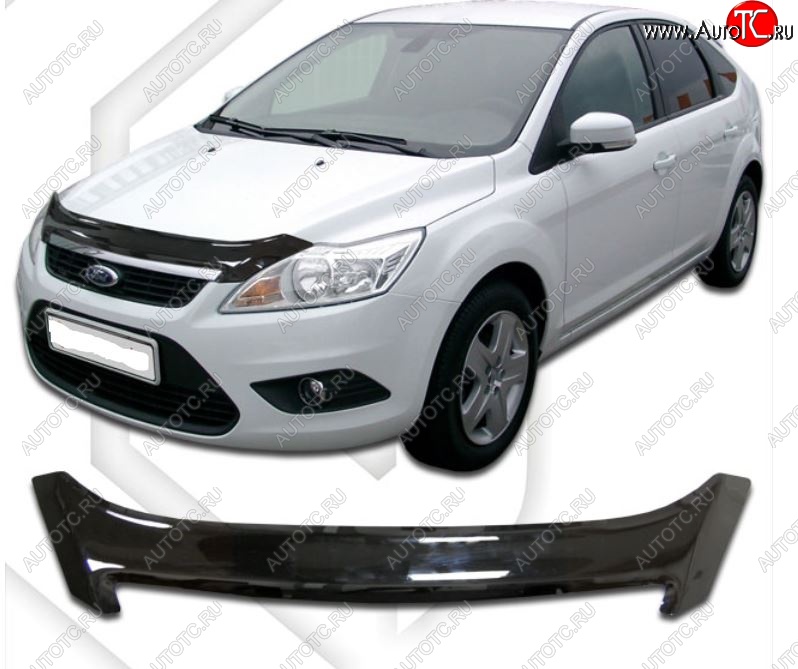 1 989 р. Дефлектор капота CA-Plastiс Ford Focus 2 хэтчбэк 5 дв. рестайлинг (2007-2011) (Classic черный, Без надписи) с доставкой в г. Кемерово Увеличить фотографию 1 1 989 р. Дефлектор капота CA-Plastiс Ford Focus 2 хэтчбэк 5 дв. рестайлинг (2007-2011) (Classic черный, Без надписи) с доставкой в г. Кемерово
