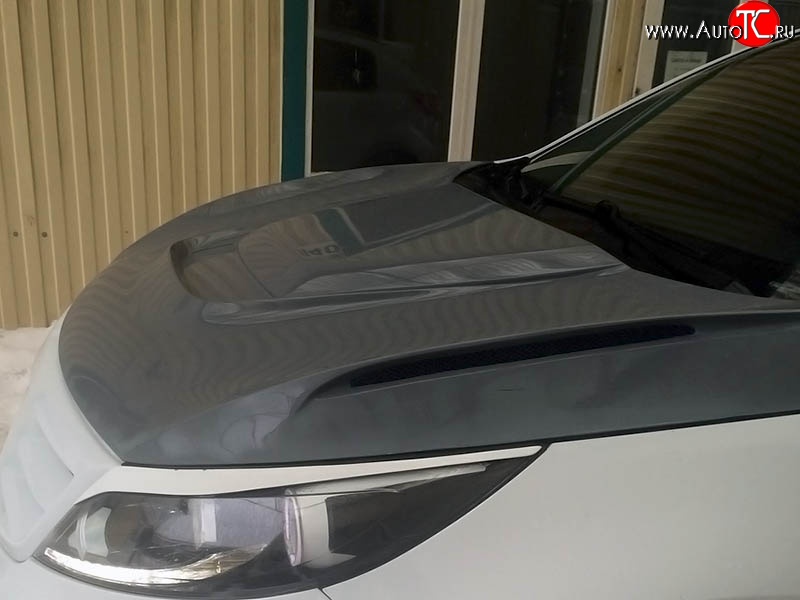 21 499 р. Пластиковый капот Exclusive Ford Focus 2 хэтчбэк 5 дв. рестайлинг (2007-2011) (Неокрашенный)  с доставкой в г. Кемерово