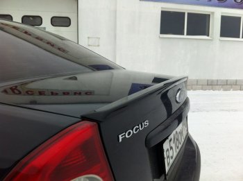 3 399 р. Лип спойлер АВТОКРАТ  Ford Focus  2 (2004-2011)  седан дорестайлинг, седан рестайлинг (Неокрашенный)  с доставкой в г. Кемерово. Увеличить фотографию 2