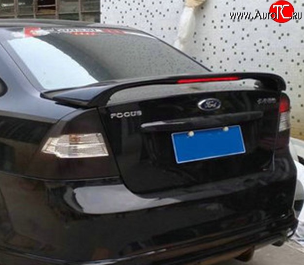 5 999 р. Спойлер M-VRS Ford Focus 2  седан дорестайлинг (2004-2008) (Неокрашенный)  с доставкой в г. Кемерово