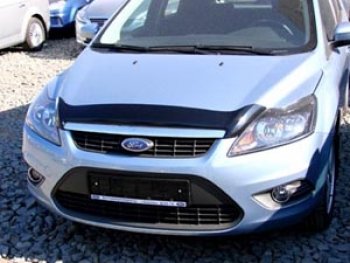 4 599 р. Дефлектор капота NovLine Ford Focus 2 седан рестайлинг (2007-2011)  с доставкой в г. Кемерово. Увеличить фотографию 3