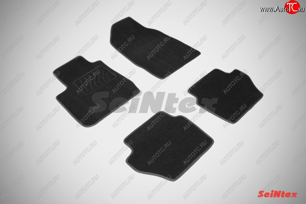 2 799 р. Износостойкие коврики в салон SeiNtex Premium LUX 4 шт. (ворсовые)  Ford Focus  2 (2004-2011)  седан дорестайлинг, универсал дорестайлинг, хэтчбэк 3 дв. дорестайлинг, хэтчбэк 5 дв. дорестайлинг, седан рестайлинг, универсал рестайлинг, хэтчбэк 3 дв. рестайлинг, хэтчбэк 5 дв. рестайлинг  с доставкой в г. Кемерово