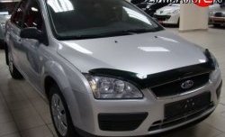 3 689 р. Дефлектор капота NovLine  Ford Focus  2 (2004-2008)  седан дорестайлинг, универсал дорестайлинг, хэтчбэк 3 дв. дорестайлинг, хэтчбэк 5 дв. дорестайлинг  с доставкой в г. Кемерово. Увеличить фотографию 1