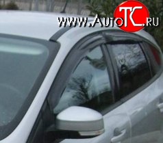 2 199 р. Комплект дефлекторов окон (ветровиков) 4 шт. Novline (литьевой поликарбонат) Ford Focus 2 хэтчбэк 5 дв. дорестайлинг (2004-2008)  с доставкой в г. Кемерово