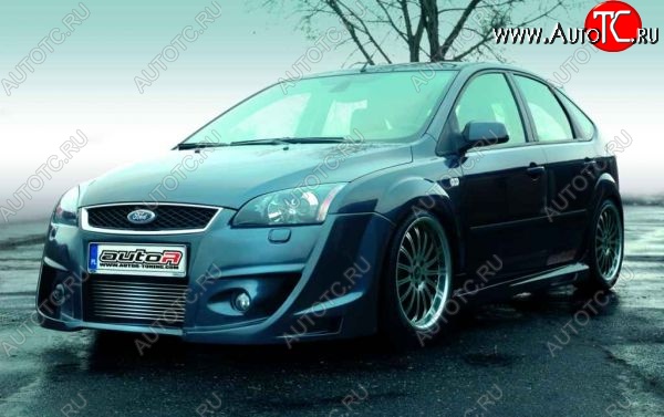 29 899 р. Передний бампер Auto-R Ford Focus 2 хэтчбэк 3 дв. дорестайлинг (2004-2007)  с доставкой в г. Кемерово
