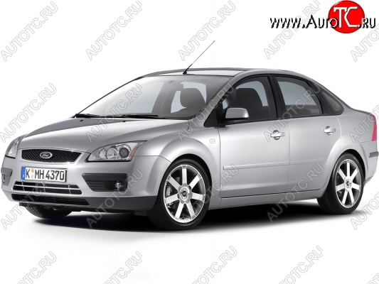 3 199 р. Бампер передний Стандартный  Ford Focus  2 (2004-2008)  седан дорестайлинг, универсал дорестайлинг, хэтчбэк 3 дв. дорестайлинг, хэтчбэк 5 дв. дорестайлинг (Неокрашенный)  с доставкой в г. Кемерово