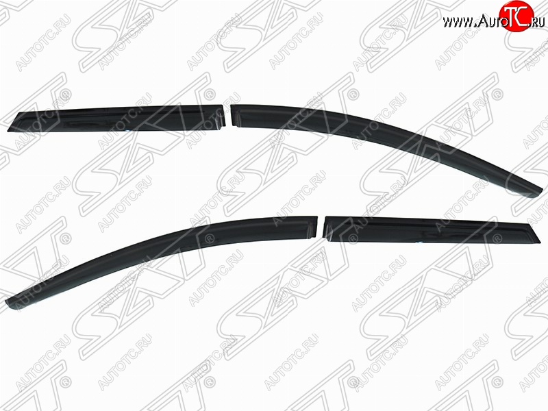 1 389 р. Дефлектора окон SAT (комплект) Ford Focus 3 универсал дорестайлинг (2010-2015)  с доставкой в г. Кемерово