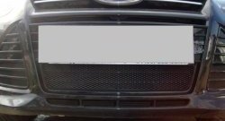 1 749 р. Сетка на бампер Russtal (черная) Ford Focus 3 универсал дорестайлинг (2010-2015)  с доставкой в г. Кемерово. Увеличить фотографию 2