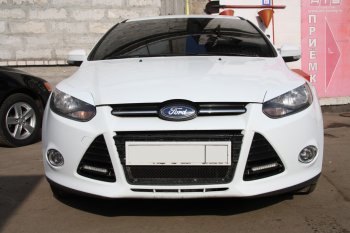 1 149 р. Реснички на фары MV Tuning Ford Focus 3 универсал дорестайлинг (2010-2015) (Неокрашенные)  с доставкой в г. Кемерово. Увеличить фотографию 4