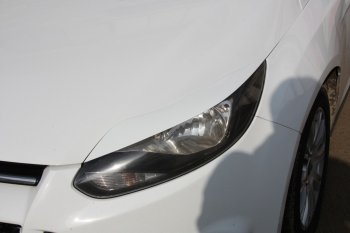 1 149 р. Реснички на фары MV Tuning Ford Focus 3 универсал дорестайлинг (2010-2015) (Неокрашенные)  с доставкой в г. Кемерово. Увеличить фотографию 6