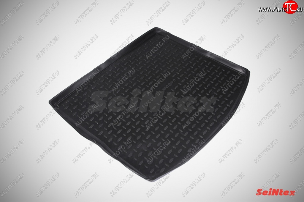 1 669 р. Коврик в багажник SeiNtex (полимер) Ford Focus 3 (2010-2015) универсал дорестайлинг с доставкой в г. Кемерово Увеличить фотографию 1 1 669 р. Коврик в багажник SeiNtex (полимер) Ford Focus 3 (2010-2015) универсал дорестайлинг с доставкой в г. Кемерово