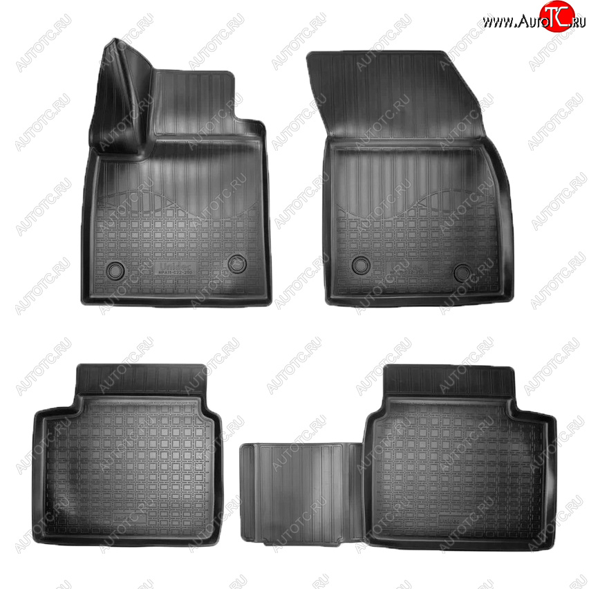 2 559 р. Коврики салона Norplast Ford Focus 4 CEW хэтчбэк дорестайлинг (2018-2021) (Цвет: черный)  с доставкой в г. Кемерово