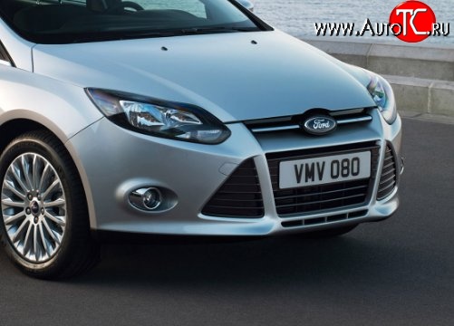 3 899 р. Передний бампер Стандартный Ford Focus 3 седан дорестайлинг (2011-2015) (Окрашенный)  с доставкой в г. Кемерово
