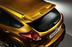 4 399 р. Спойлер ST Ford Focus 3 хэтчбэк дорестайлинг (2010-2015) (Неокрашенный)  с доставкой в г. Кемерово. Увеличить фотографию 3