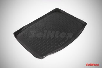 Коврик в багажник SeiNtex (полимер) Ford Focus  3 (2010-2015) хэтчбэк дорестайлинг