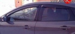Комплект дефлекторов окон (ветровиков) 4 шт. Russtal Ford Focus 3 хэтчбэк рестайлинг (2014-2019)