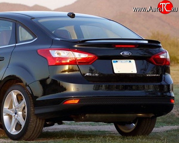 3 799 р. Спойлер M-VRS Ford Focus 3 седан дорестайлинг (2011-2015) (Неокрашенный)  с доставкой в г. Кемерово