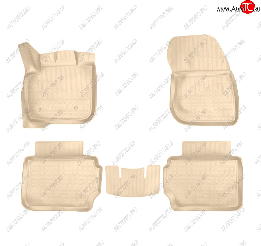 3 089 р. Коврики салона Norplast Unidec  Ford Fusion ( 2) - Mondeo ( MK5 CD391,  MK5,CD391) (Цвет: бежевый)  с доставкой в г. Кемерово