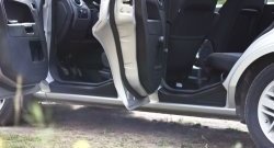 Накладки порогов в дверной проем на RA Ford Fusion 1 хэтчбэк дорестайлинг (2002-2005) (Передние + задние)
