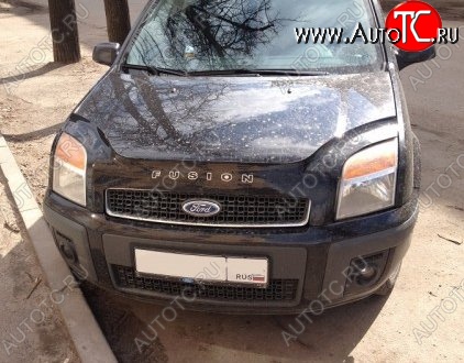 999 р. Дефлектор капота Russtal Ford Fusion 1 хэтчбэк дорестайлинг (2002-2005)  с доставкой в г. Кемерово