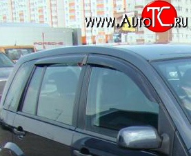 999 р. Комплект дефлекторов окон (ветровиков) 4 шт. Russtal Ford Fusion 1 хэтчбэк дорестайлинг (2002-2005)  с доставкой в г. Кемерово
