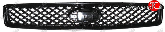 4 699 р. Решётка радиатора SAT Ford Fusion 1 хэтчбэк дорестайлинг (2002-2005) (Неокрашенная)  с доставкой в г. Кемерово