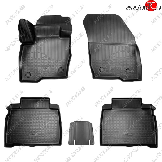 2 399 р. Коврики салонные Noplast (3D)  Ford Galaxy  CK,CD390 (2014-2019) дорестайлинг (Черные)  с доставкой в г. Кемерово