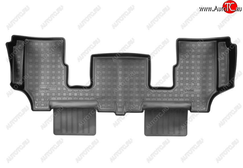 1 239 р. Коврики салона Norplast Unidec (3 ряд)  Ford Galaxy  CK,CD390 (2014-2019) дорестайлинг (Цвет: черный)  с доставкой в г. Кемерово