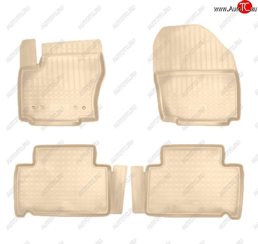 2 899 р. Коврики салона Norplast Unidec  Ford Galaxy  2 - S-Max  1 (Цвет: бежевый)  с доставкой в г. Кемерово
