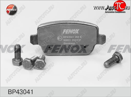 1 439 р. Колодка заднего дискового тормоза FENOX Volvo S80 AS60 седан дорестайлинг (2006-2010)  с доставкой в г. Кемерово