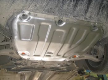 11 199 р. Защита картера двигателя и КПП Alfeco  Ford Grand C-Max  C344 (2010-2015) (Алюминий 3 мм)  с доставкой в г. Кемерово. Увеличить фотографию 2