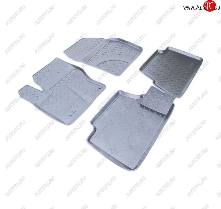 2 899 р. Коврики салона Norplast Unidec  Ford Grand C-Max  C344 (2010-2015) (Цвет: серый)  с доставкой в г. Кемерово