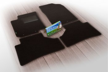 1 679 р. Коврики в салон Klever Standard (текстиль)  Ford Kuga  2 (2016-2019) рестайлинг (Черные)  с доставкой в г. Кемерово. Увеличить фотографию 3