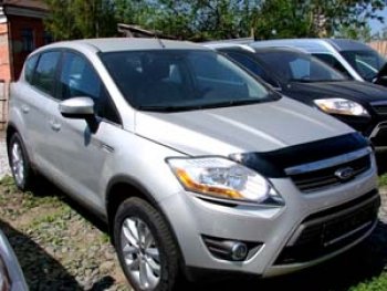 4 599 р. Дефлектор капота SIM  Ford Kuga  1 (2008-2013)  с доставкой в г. Кемерово. Увеличить фотографию 2