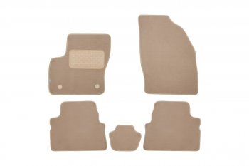 399 р. Текстильные коврики салона Klever Premium АКПП Ford Kuga 1 (2008-2013) (Бежевые)  с доставкой в г. Кемерово. Увеличить фотографию 1