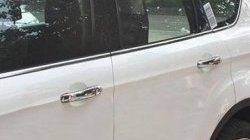 1 799 р. Накладки на внешние ручки дверей СТ Ford Kuga 2 дорестайлинг (2013-2016) (Неокрашенные)  с доставкой в г. Кемерово. Увеличить фотографию 2