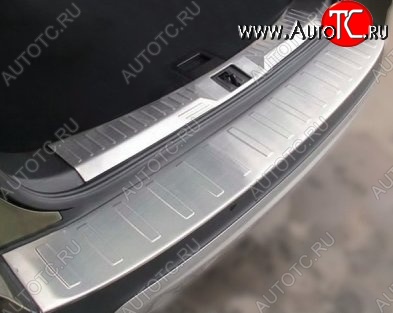 5 949 р. Защитная накладка на задний бампер СТ Ford Kuga 2 дорестайлинг (2013-2016)  с доставкой в г. Кемерово