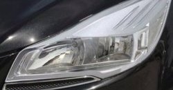 4 749 р. Накладки на фары СТ Ford Kuga 2 дорестайлинг (2013-2016) (Неокрашенные)  с доставкой в г. Кемерово. Увеличить фотографию 2
