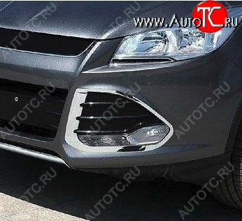 4 199 р. Накладки на передние воздуховоды СТ Ford Kuga 2 дорестайлинг (2013-2016)  с доставкой в г. Кемерово