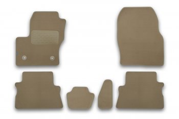4 616 р. Коврики в салон Klever Premium Ford Kuga 2 дорестайлинг (2013-2016) (Бежевые)  с доставкой в г. Кемерово. Увеличить фотографию 1
