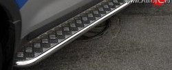 4 199 р. Широкая защита порогов из металлического листа Novline  Ford Kuga  1 (2008-2013)  с доставкой в г. Кемерово. Увеличить фотографию 1