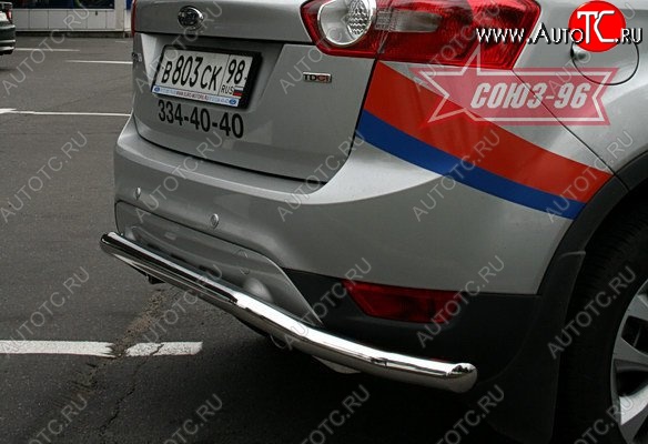 11 114 р. Защита заднего бампера Souz-96 (d60) Ford Kuga 1 (2008-2013)  с доставкой в г. Кемерово