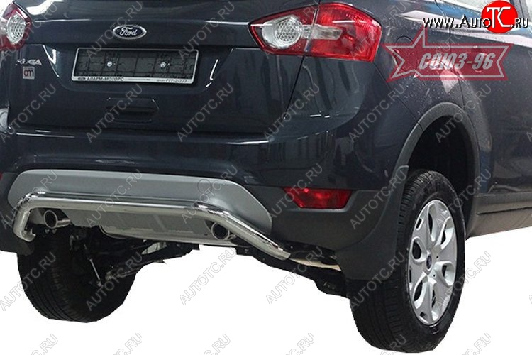 14 759 р. Защита заднего бампера Souz-96 (d60)  Ford Kuga  1 (2008-2013)  с доставкой в г. Кемерово