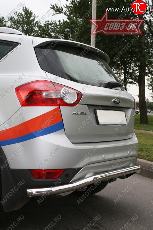 11 114 р. Защита заднего бампера Souz-96 (d60) Ford Kuga 1 (2008-2013)  с доставкой в г. Кемерово