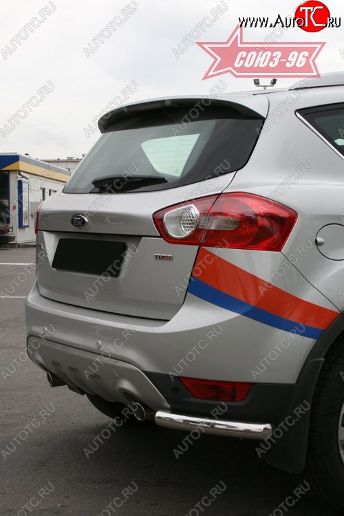 7 649 р. ЗЗащита заднего бампера Souz-96 (d60 mm) Ford Kuga 1 (2008-2013)  с доставкой в г. Кемерово