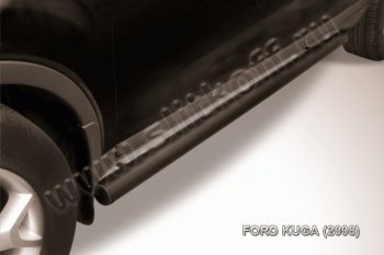 Защита порогов d76 труба Slitkoff Ford Kuga  2 (2013-2016) дорестайлинг