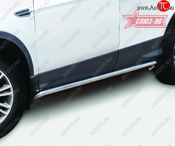 13 409 р. Защита порогов Souz-96 (d42) Ford Kuga 2 дорестайлинг (2013-2016)  с доставкой в г. Кемерово