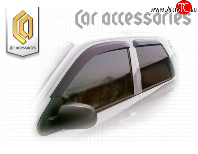 2 079 р. Дефлектора окон CA-Plastiс  Ford Maverick  TM1 (2004-2007) рестайлинг, 5 дв. (Classic полупрозрачный, Без хром.молдинга)  с доставкой в г. Кемерово