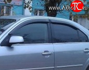 999 р. Комплект дефлекторов окон (ветровиков) 4 шт. Russtal Ford Mondeo Mk3,B4Y дорестайлинг, седан (2000-2003)  с доставкой в г. Кемерово